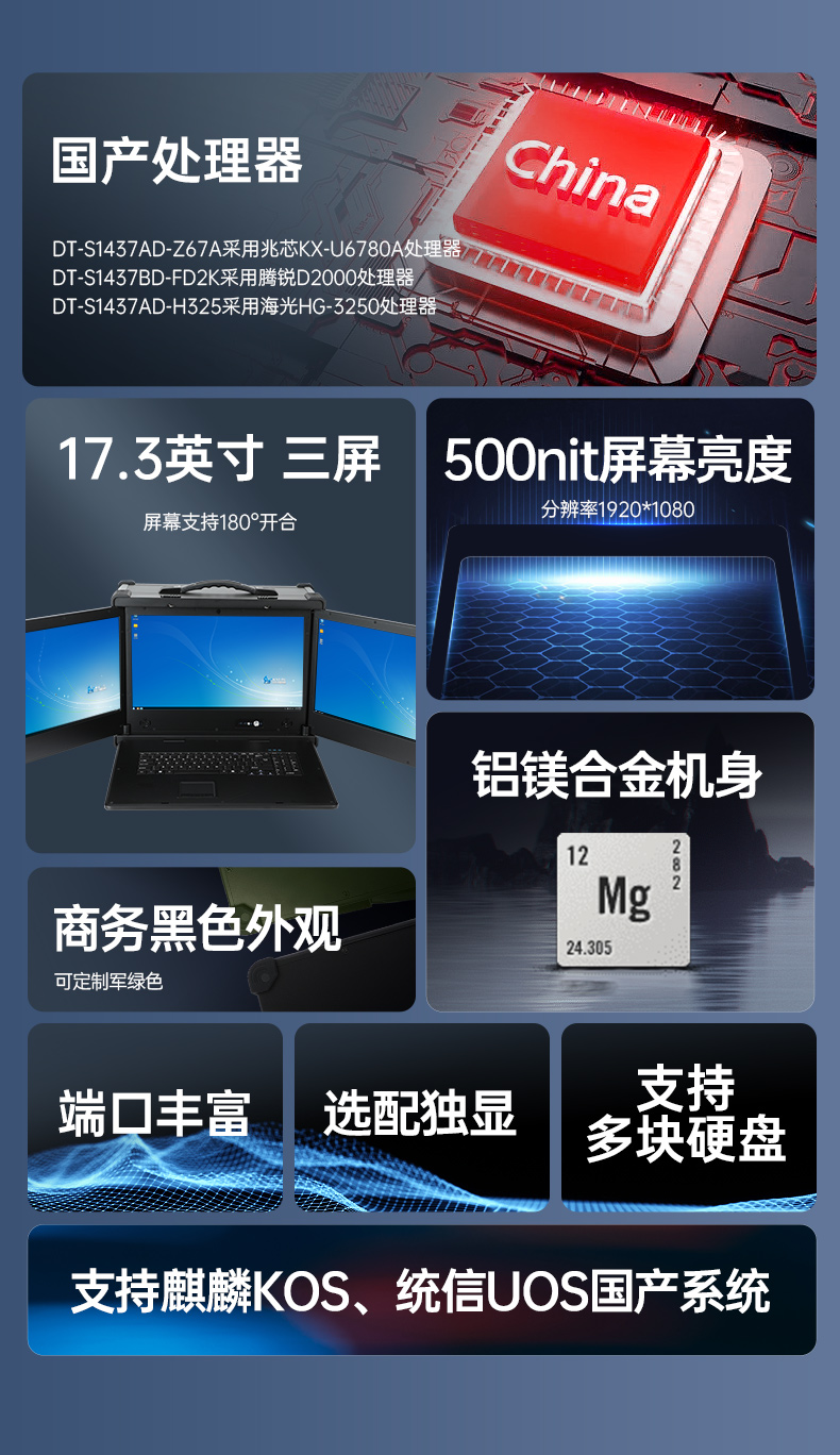 三屏加固便攜機,17.3英寸工業計算機,DT-S1437AD-Z67A.jpg 三屏加固便攜機,17.3英寸工業計算機,DT-S1437AD-Z67A.jpg