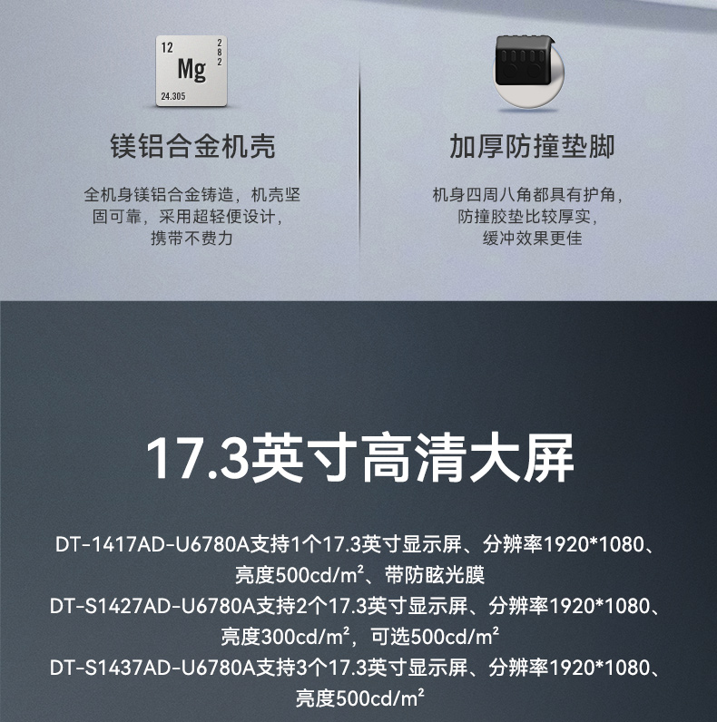 Dongtintech國產化17.3英寸下翻式加固便攜機,DT-1417AD-U6780A.jpg