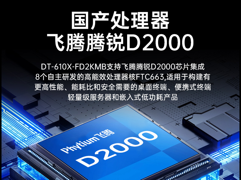 東田國產(chǎn)工控電腦,龍芯3A6000工控主機廠家,DT-610X-N3A6KMB