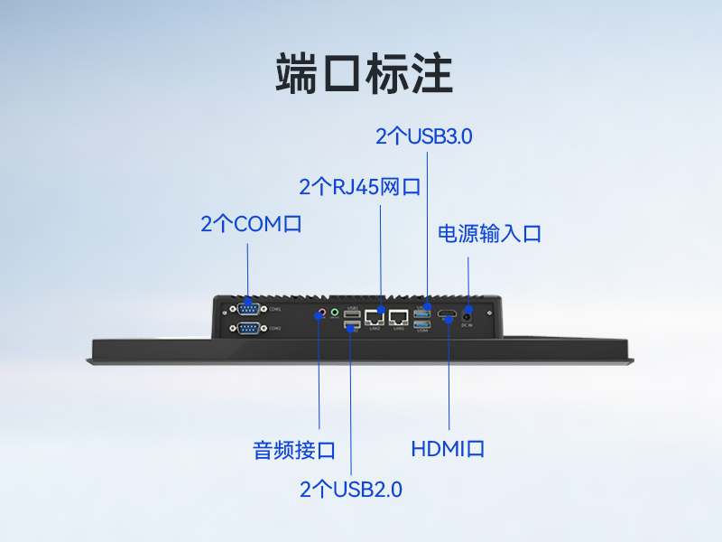 10.1/15.6/21.5寸工業(yè)平板電腦,IP65防護(hù),10點(diǎn)電容觸控屏,DTP-1569-N5100
