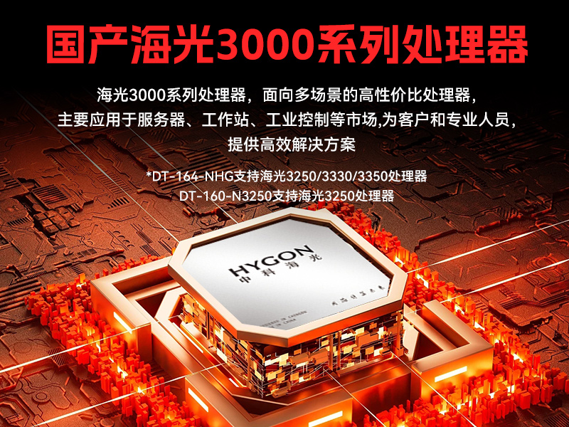 國產化海光3350工控機,科研單位數據工控電腦,DT-164-NHG