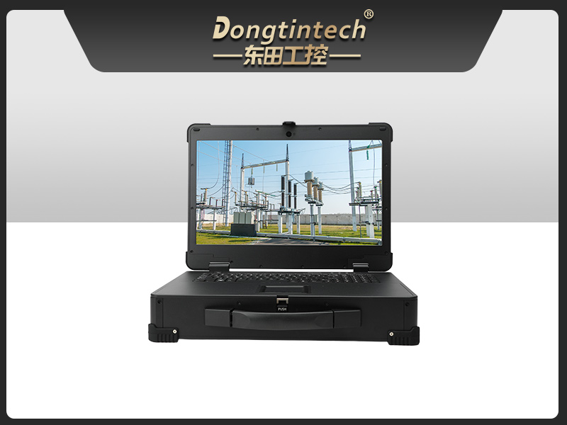上翻單屏加固便攜機,電力工程調試工業主機,DTG-1173CU-JH610MC1