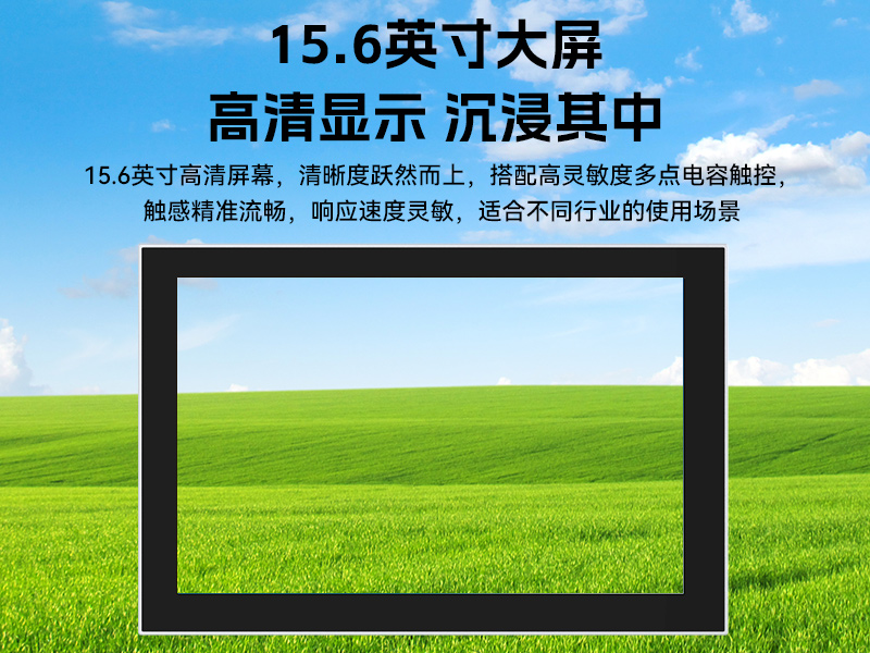 國產15.6英寸工業平板,飛騰D2000統信UOS平板主機,DTP-1564-D2K
