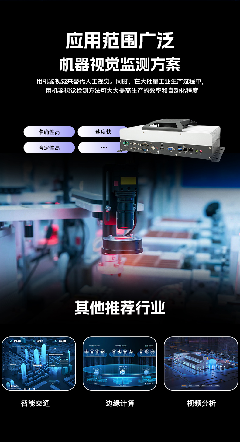 東田國產工控機DTB-3085-D2KJM,搭載騰銳D2000八核處理器,板載JM9100顯卡,最大支持32GB內存.配備2個千兆網口/4個COM口/4個USB口及4個M.2擴展接口,支持1個2.5寸硬盤,適配銀河麒麟/UOS系統,-10~60℃穩定運行,滿足工業多場景需求..jpg