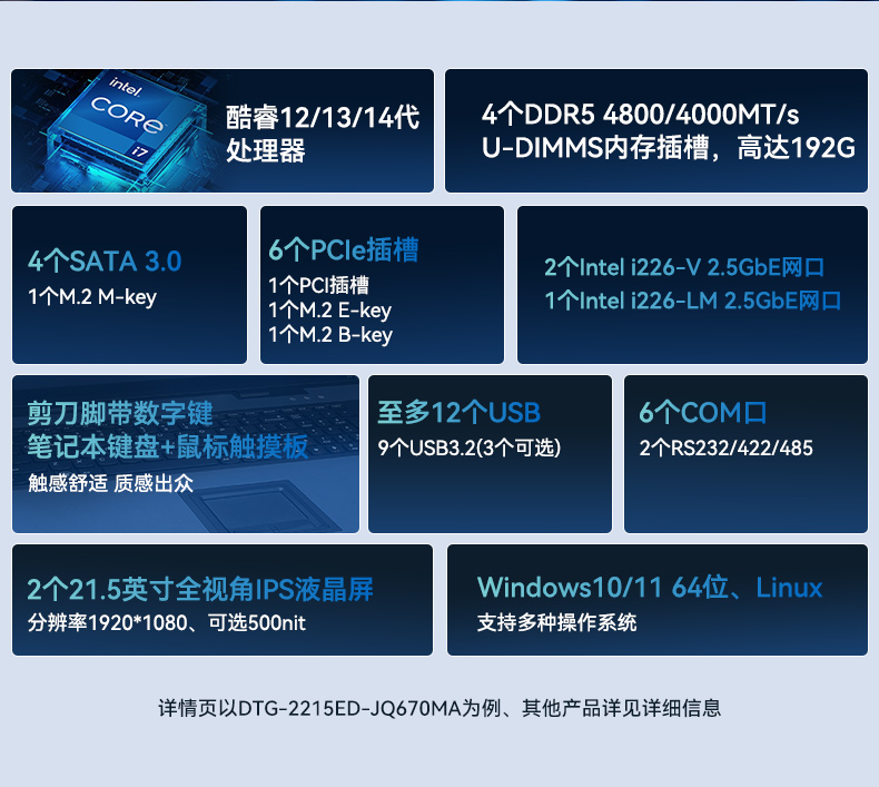 工業(yè)雙屏便攜機,3個2.5G網(wǎng)口多擴展加固本,DTG-2215ED-JQ670MA.jpg